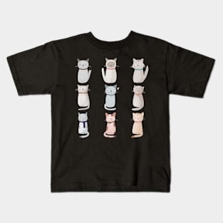 Cat family Kids T-Shirt